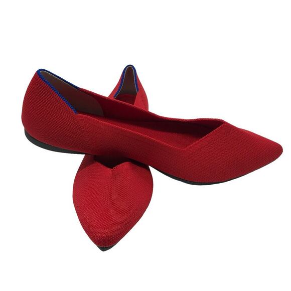 Rothy’s The Point in Red Women’s Size 9.5 New - Picture 6 of 10